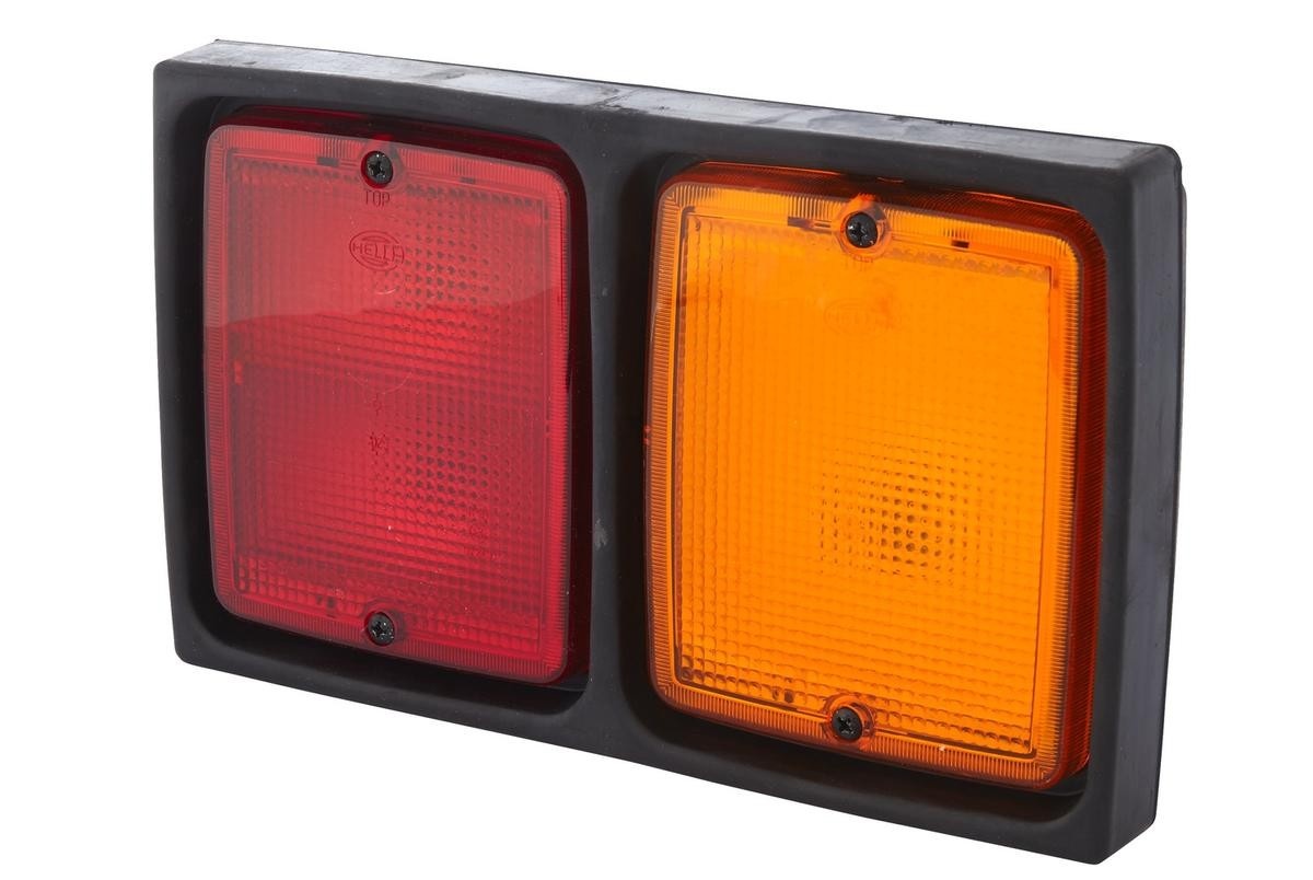 Hella Hella blok achterlicht dubbel rood/oranje