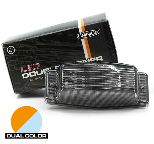 Omnius Omnius dubbelbrander schakelbaar LED smoked