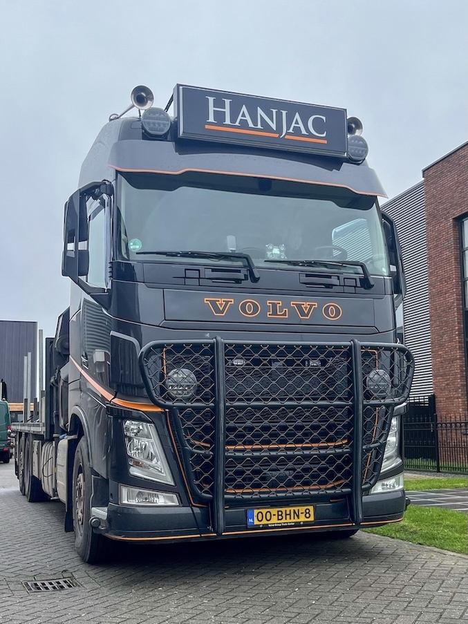 Fox Parts zonneklep 28,5cm Custom Volvo FH/Aero