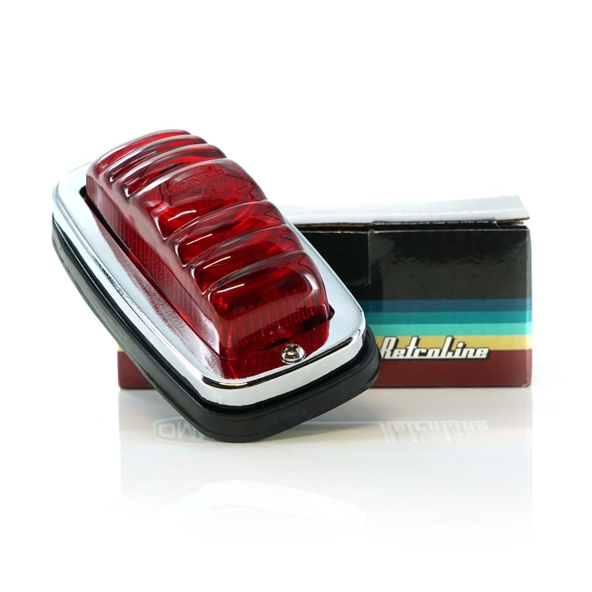 Rmax lamp rood - Kunststof lens
