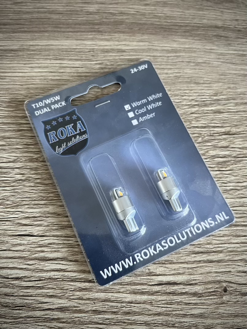 T10 steeklamset LED