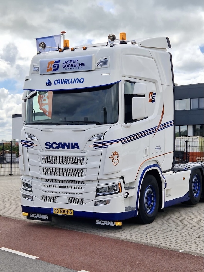 Fox Parts Zonneklep 35cm rond Scania NG