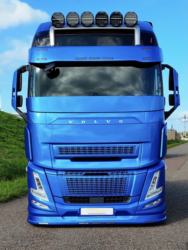 Hoekschilden voor de Volvo Aero