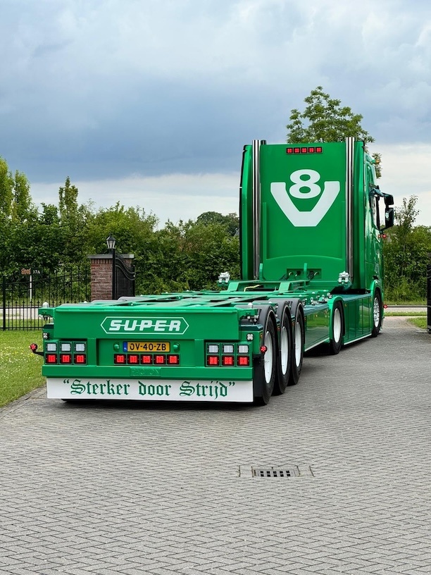 Achterlichtbakken Pacton containerchassis
