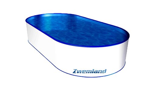 Zwembaden metalen wand