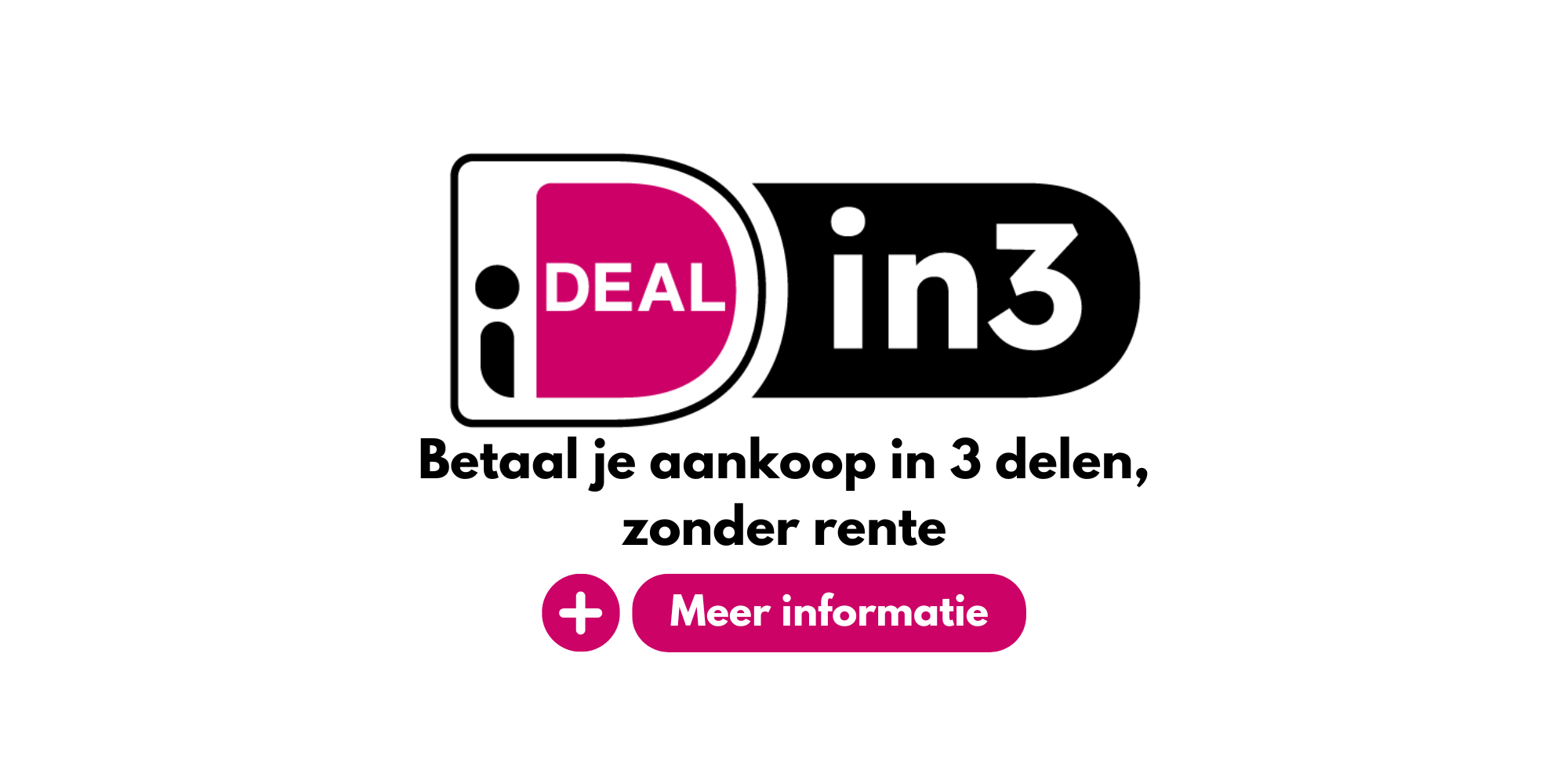 iDEAL in3 - Spreid je betaling in 3 keer zonder rente