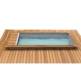 Houten Urban Stadszwembad 6.00 x 2.50 x 1.33 Met Automatisch Rolluik