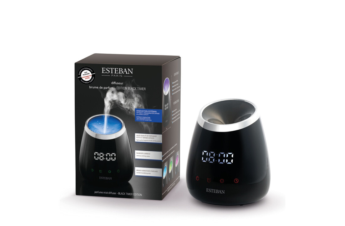 Esteban Mist Diffuser - Black Timer