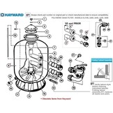 Hayward Pro Zwembadfilter  Sidemount 22m3