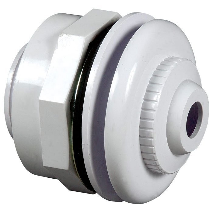 Hayward inlaatfitting prefab en polyesterbaden - 19MM