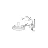 Hayward skim vac premium design Cofies - vacuümplaat voor skimmers - 18.3CM