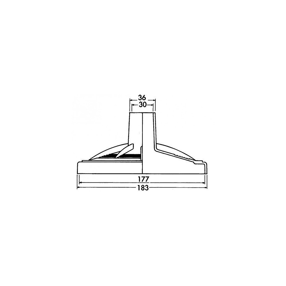 Hayward skim vac premium design Cofies - vacuümplaat voor skimmers - 18.3CM