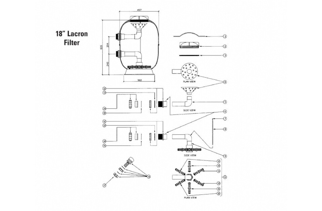Lacron Zandfilter Hi Rate 9m3