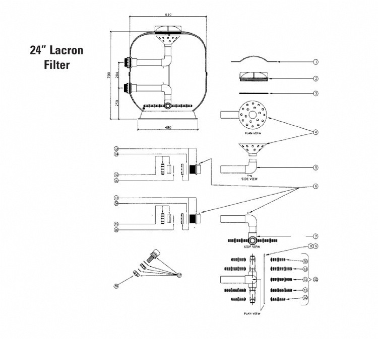 Lacron Zandfilter Hi Rate 15m3