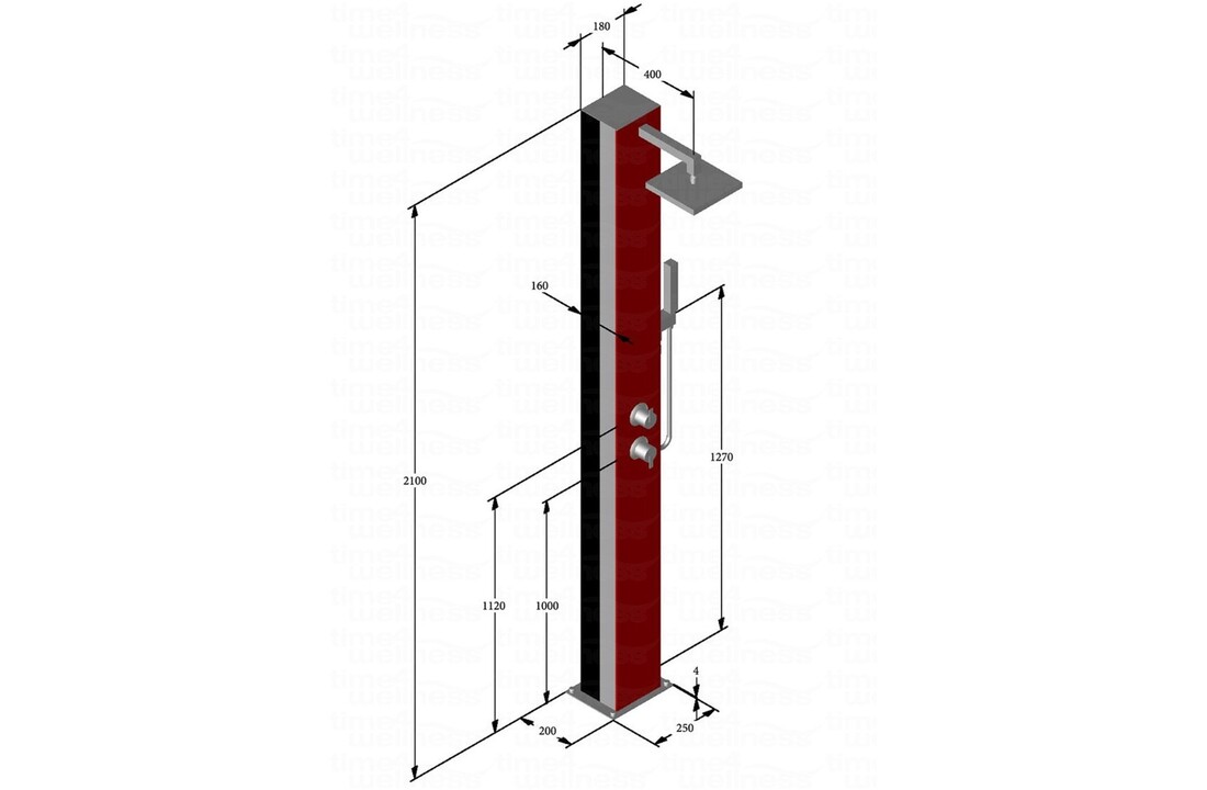 Ideal Solar Buitendouche Saba