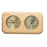 Thermo-Hygrometer Pine horizontaal 255x140mm