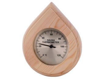 Thermometer druppelvorm Pine