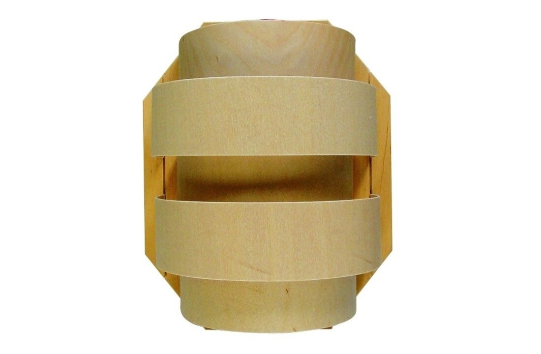 Saunalamp met houten lampenkap