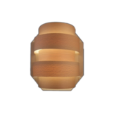 Saunalamp met houten lampenkap