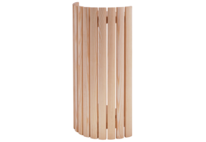 Sauna lampenkap verticale uitvoering