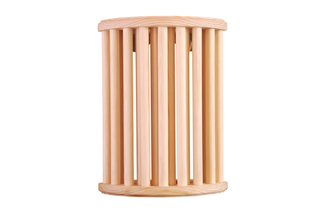 Sauna lampenkap verticale uitvoering