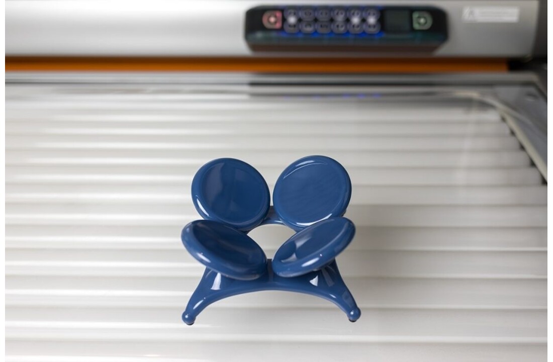 Schotelmodel hoofdsteun Solarium