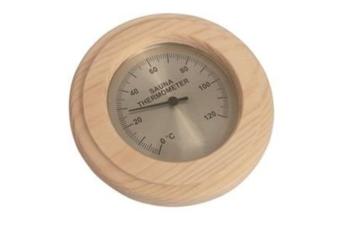 Thermo-Hygrometer Pine rond