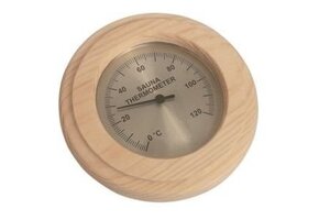 Thermo-Hygrometer Pine rond
