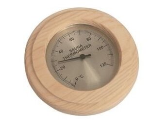Thermo-Hygrometer Pine rond