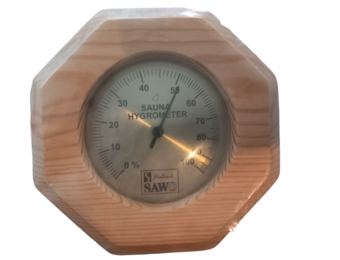 Sauna Hygrometer 8-hoek