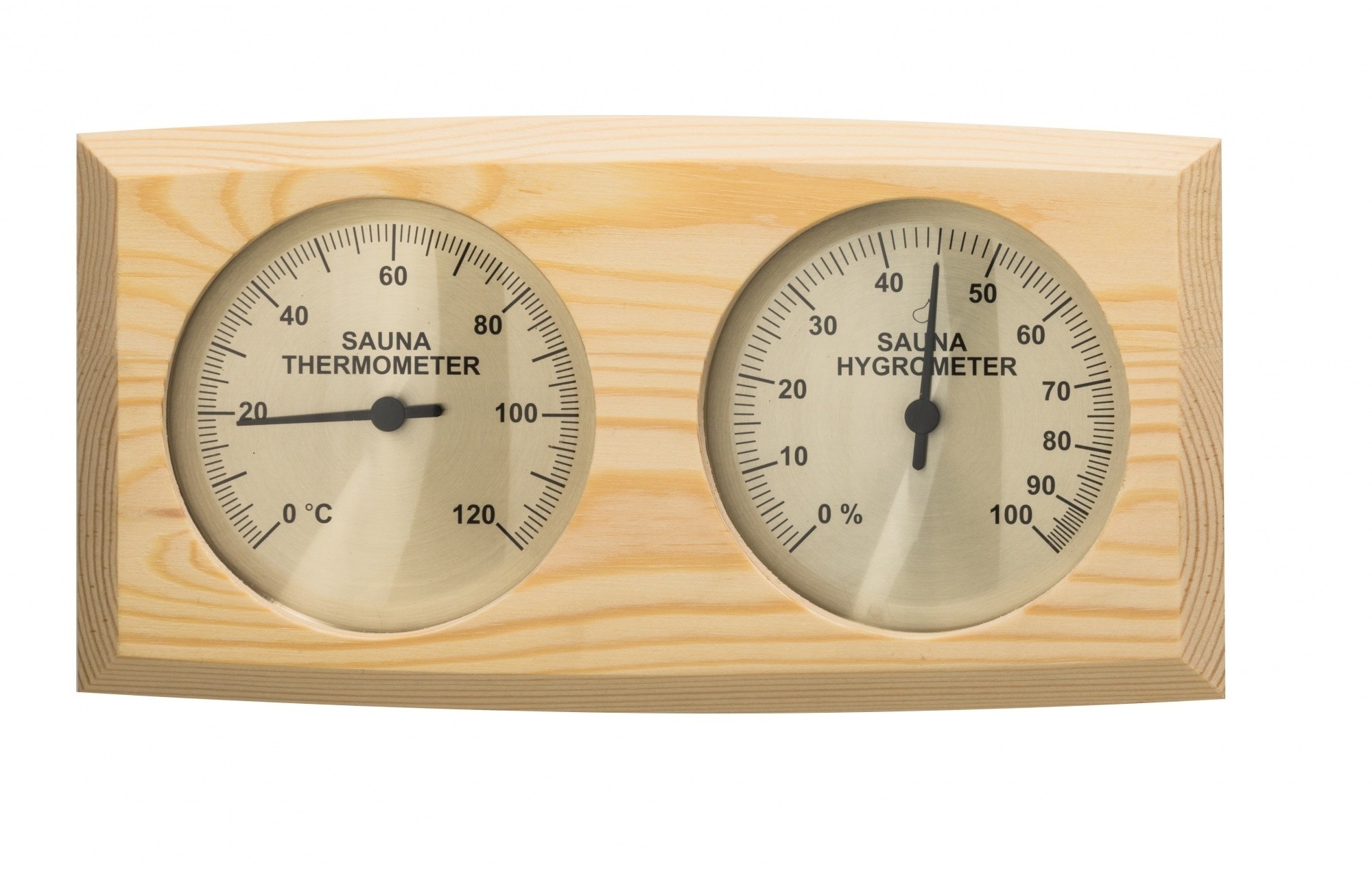 Thermo- Hygrometer met ovalen behuizing 255x140mm