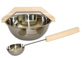 EOS Aufguss sauna emmer-lepel set RVS