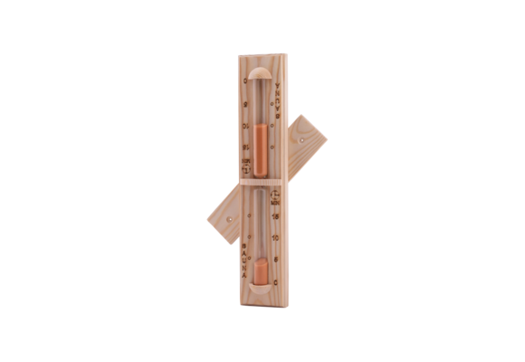 Sauna zandloper in Pine Wood