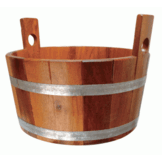 Voetenbak Kambala 16 liter, blank gelakt