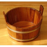 Voetenbak Kambala 16 liter, blank gelakt