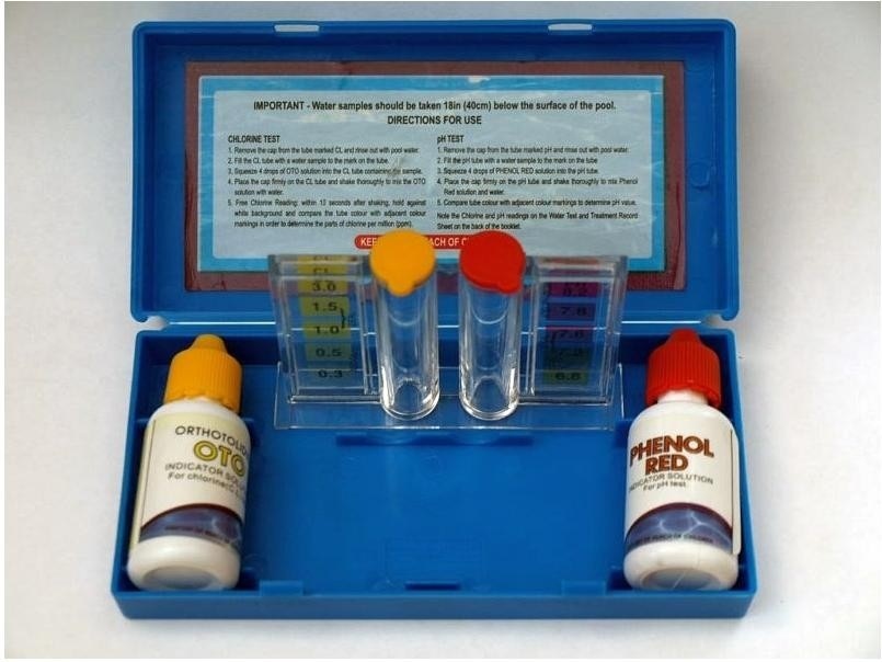 Kokido Pooltester pH en RX - Testset met vloeistof