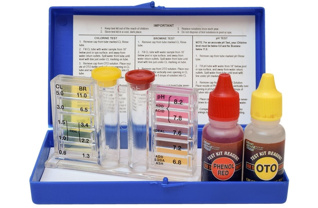 Kokido Pooltester pH en RX - Testset met vloeistof