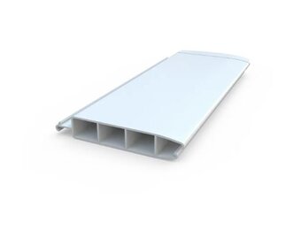 Aquadeck Zwembad Lamellen Kleur Wit PVC