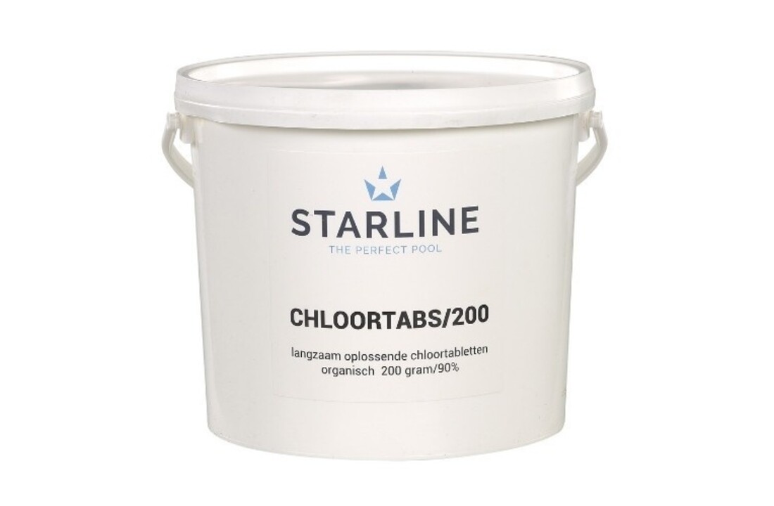 Starline chloortabs chloortabletten 200 grams 5 Kg