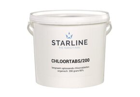 Starline chloortabs chloortabletten 200 grams 5 Kg