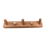 Kapstok 3-haaks model hout