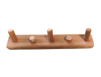 Kapstok 3 haaks Pine