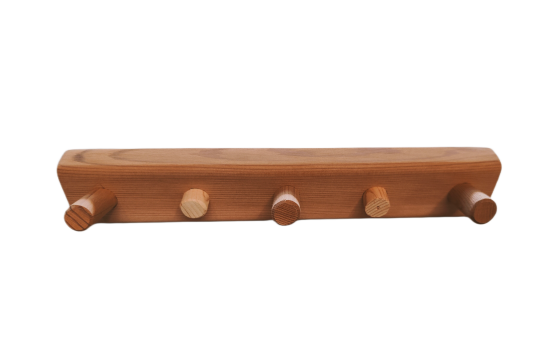 Kapstok 3-haaks model hout