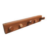 Kapstok 3-haaks model hout