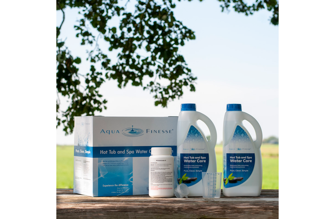 AquaFinesse Spa en Hot Tub Water Care box Nederlandse Markt