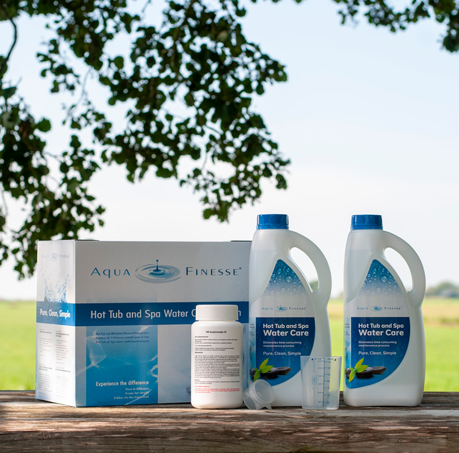 AquaFinesse Spa en Hot Tub Water Care box Nederlandse Markt