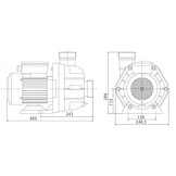 Jet Vag Junior PRO Jetstream 3PK 220V Met Afstandsbediening
