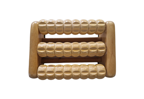 Voetmassagerol Grind - massageroller hout