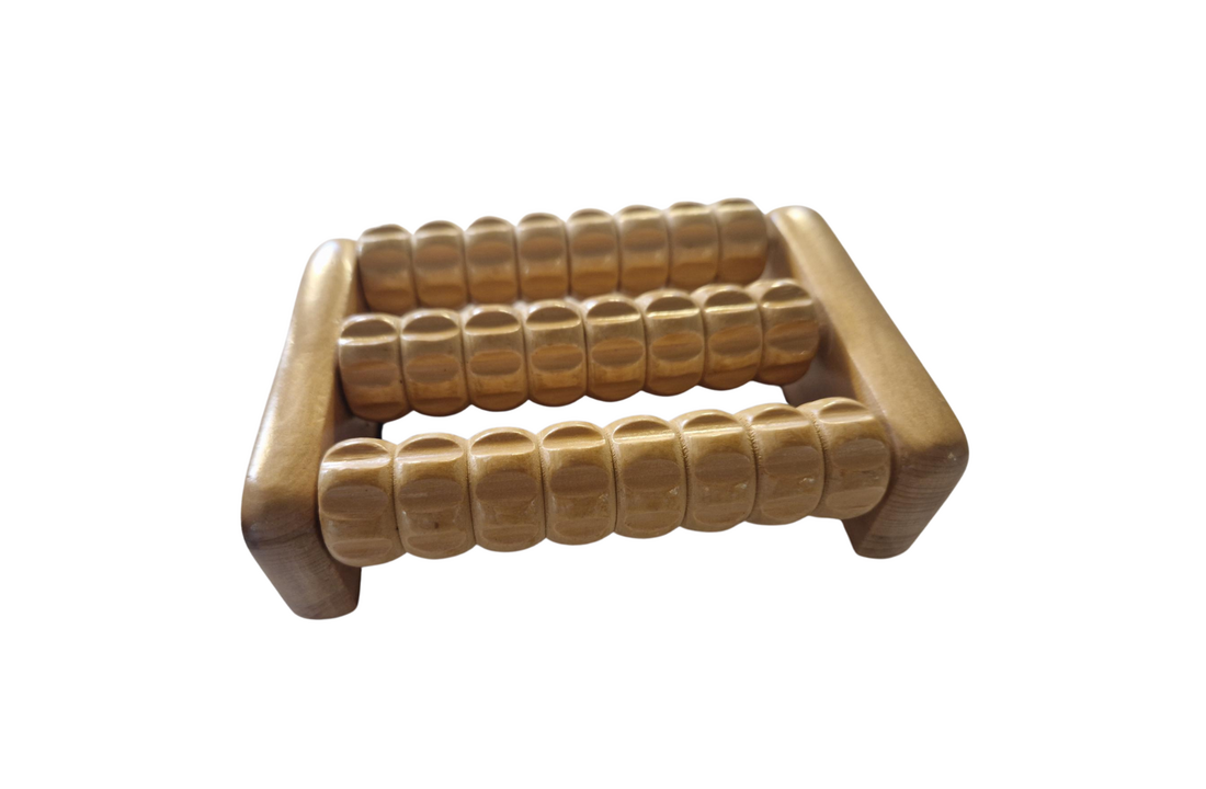 Voetmassagerol Grind - massageroller hout