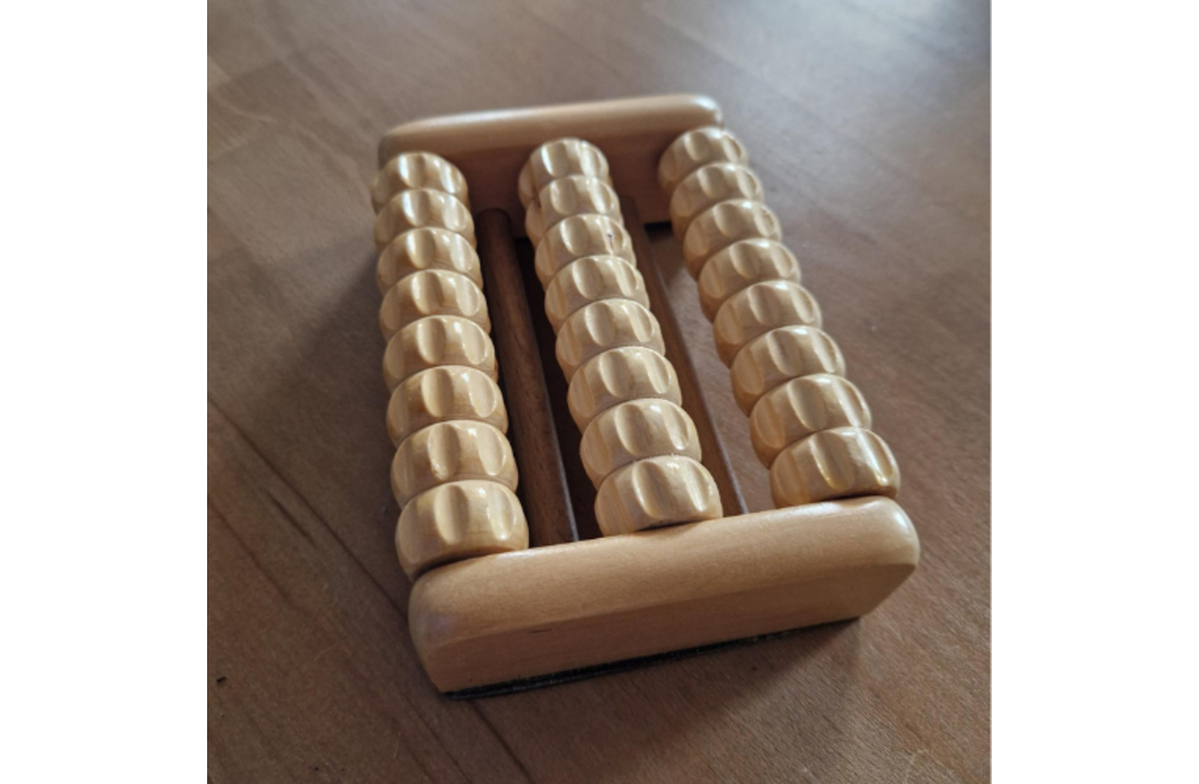 Voetmassagerol Grind - massageroller hout